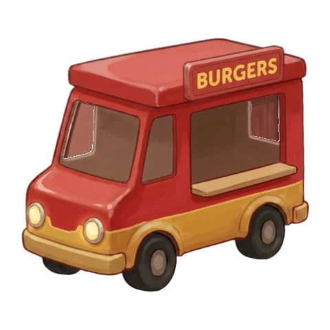 Burgers truck at build level 1 — Food Stand
