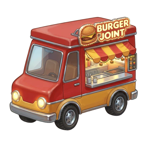 Burgers food truck