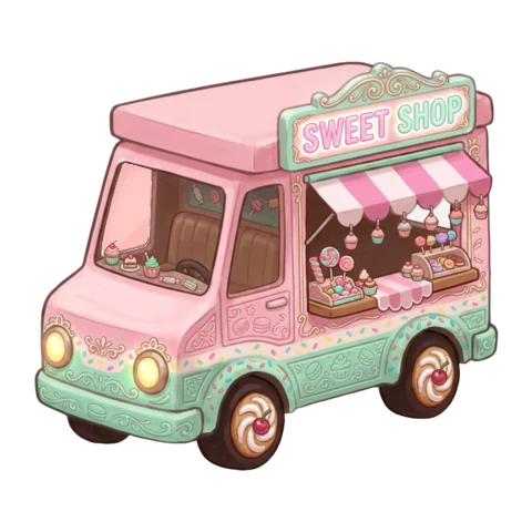 Dessert food truck