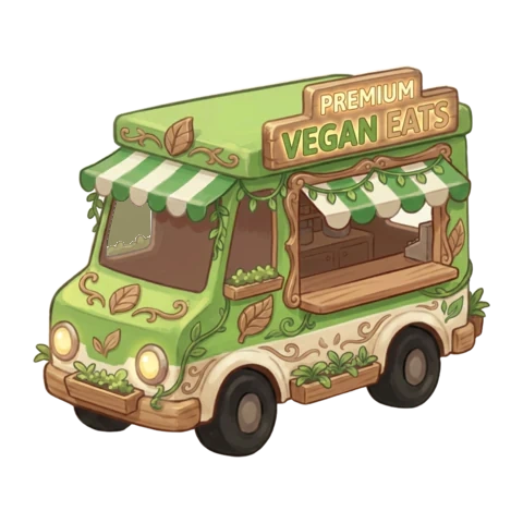 Vegan food truck